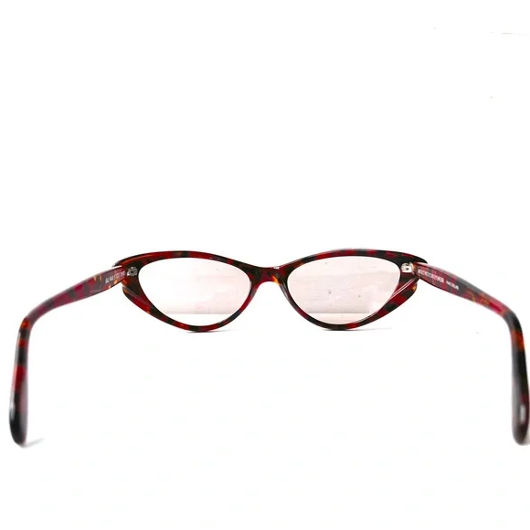 Anglo American Optical Vintage Cat Eye Eyewear Red End of Day Tortoise 'SALINAS' - Picture 7 of 16